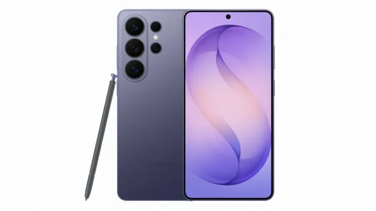 Samsung Galaxy S26 Ultra 512GB Cobalt Violet front and back with S Pen - Amazon pre-order deal free $200 gift card storage upgrade