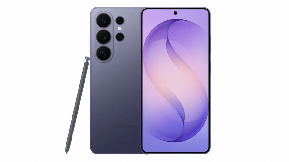 Samsung Galaxy S26 Ultra 512GB Cobalt Violet front and back with S Pen - Amazon pre-order deal free $200 gift card storage upgrade